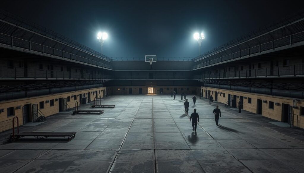 Missouri State Penitentiary workout yard